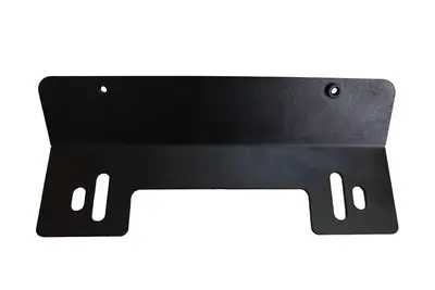 LoD Offroad Signature Series License Plate Front Bumper Under Mount (Black Powder Coated)