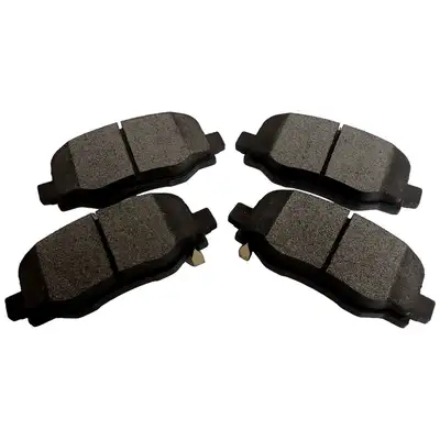 Crown Automotive Jeep Replacement Black Brake Pad Set Front Brake Pad Set