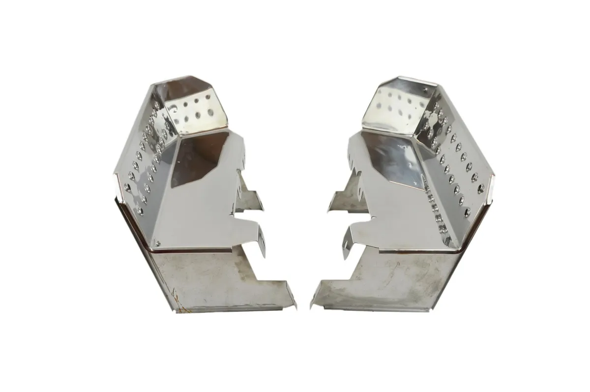 Jeep CJ7/YJ Side Steps Pair 76-95 CJ7 Wrangler YJ Polished Silver Kentrol product image