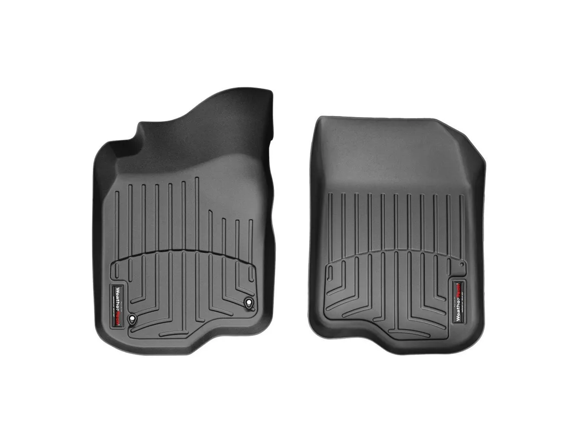 2008 + Chevrolet Malibu Black Front FloorLiner Fits Models with 2 retention hooks on drivers side / 2008 + Saturn Aura Black Front FloorLiner Fits Models with 2 retention hooks on drivers side product image