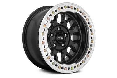 KMC Wheels KMC Wheels KM235 Grenade Crawl Series Beadlock Wheel 17x9 8x6.5 38mm Offset Satin Black