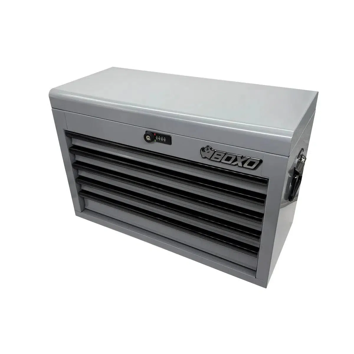 26in 5drawer Portable Steel Tool Box Black product image