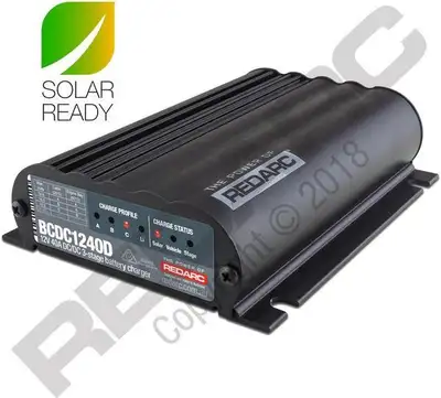 REDARC 12v 40a Smart Start Dc/Dc Dual Input Battery Charger