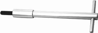 Racing Power Company Silver Alum T-Bar Wing N ut 4In With 1/4-20 (4)