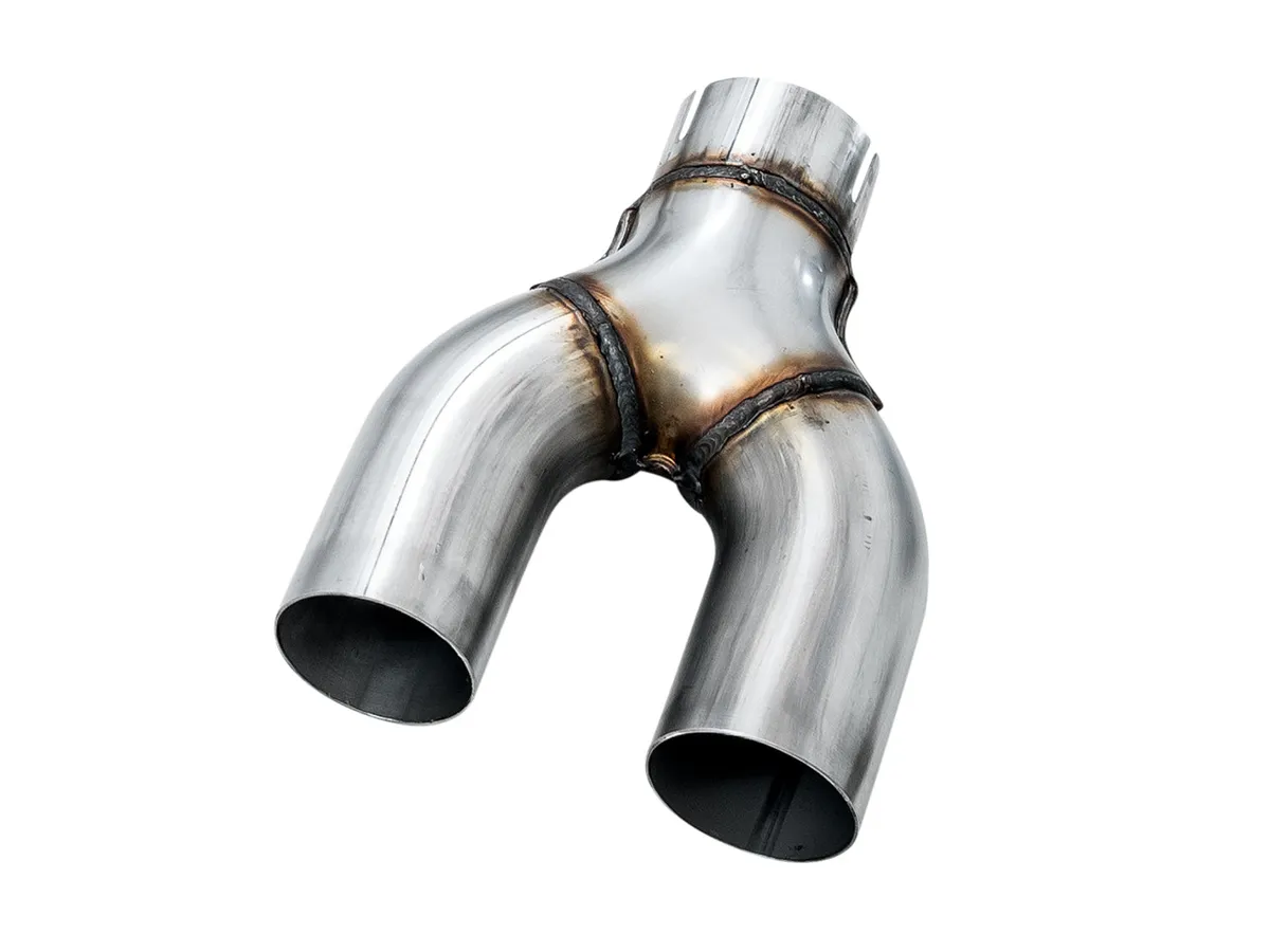 AWE Track Edition Exhaust for FK8 Civic Type R (includes Front Pipe) - Triple Chrome Silver Tips product image