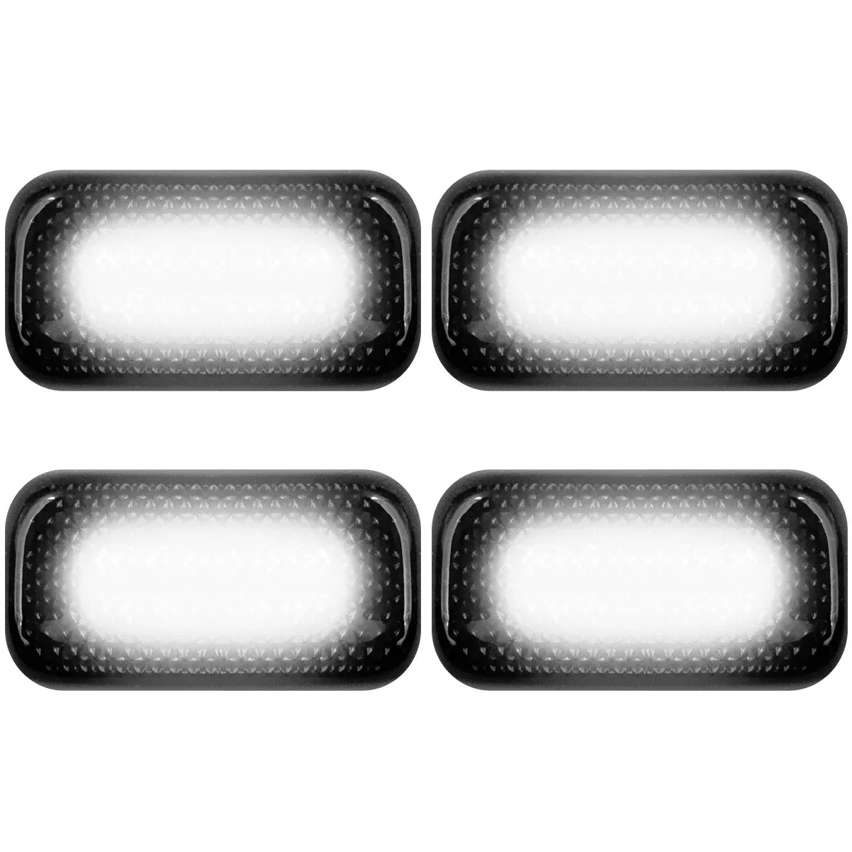 GMC Sierra & Chevy Silverado 15-25 (3rd & 4th Gen) Dually Fender Lights (4-Piece Set) - Multiple Lens & Colors product image