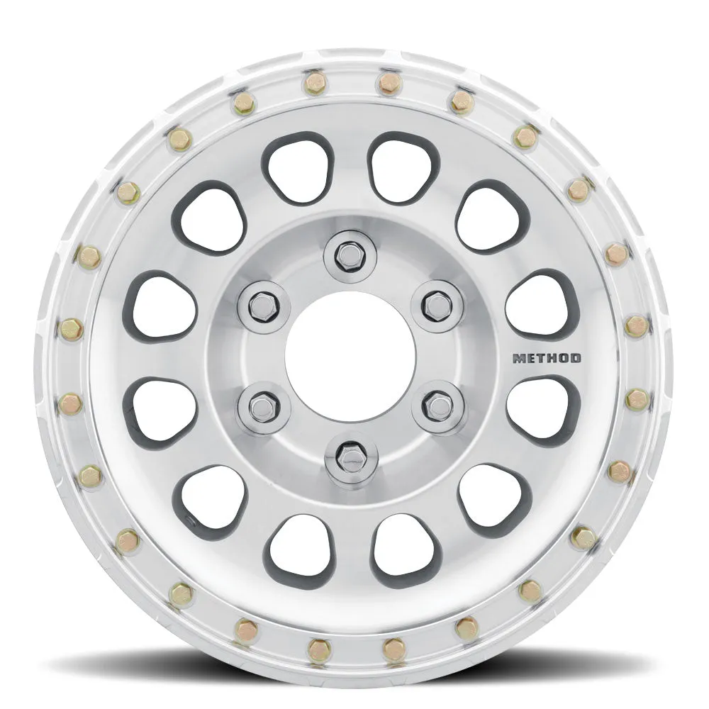 MR103 Beadlock 17x9 -12mm Offset 6x5.5 108mm Centerbore Raw Machined Race Drilled w BH-H24125 product image