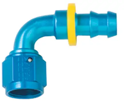Fragola Performance Systems Hose Fitting #6 90 Deg Push Lock