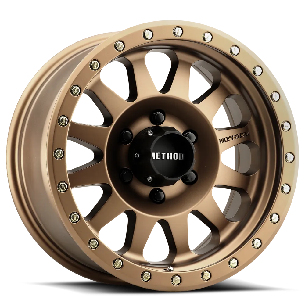 Aluminum Wheels 17x8.5 Double Standard MR304 Bolt Pattern 6 On 139.7 Offset 0 Lip Size 2.6 Method Bronze BRZ Method product image