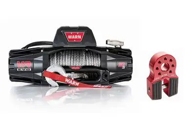 Warn Warn VR EVO10-S Winch w/Flat-Link Shackle Kit