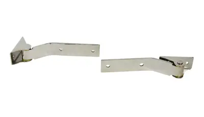 Kentrol Jeep YJ Tailgate Hinge Pair 87-95 Wrangler TJ Polished Silver Kentrol