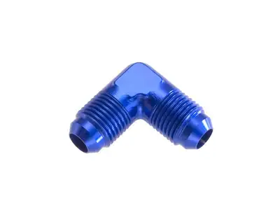 Redhorse Performance 6AN Male to 6AN Male 90Deg Flare Adapter BLU