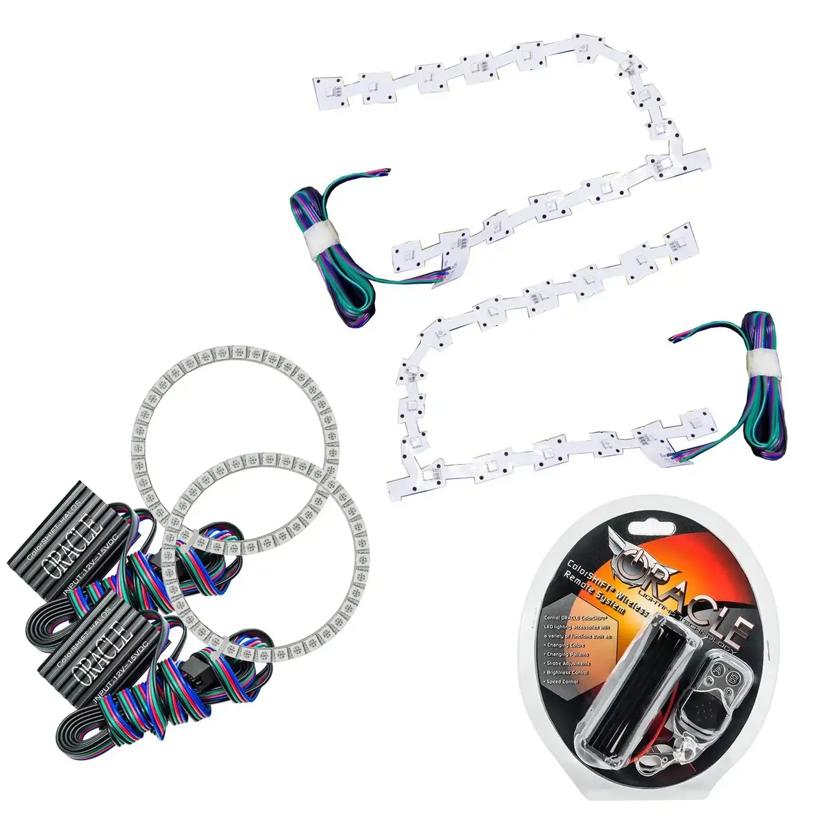 ORACLE Lighting 2011-2019 Chrysler 300C ColorSHIFT DRL Upgrade w/Halo Kit product image