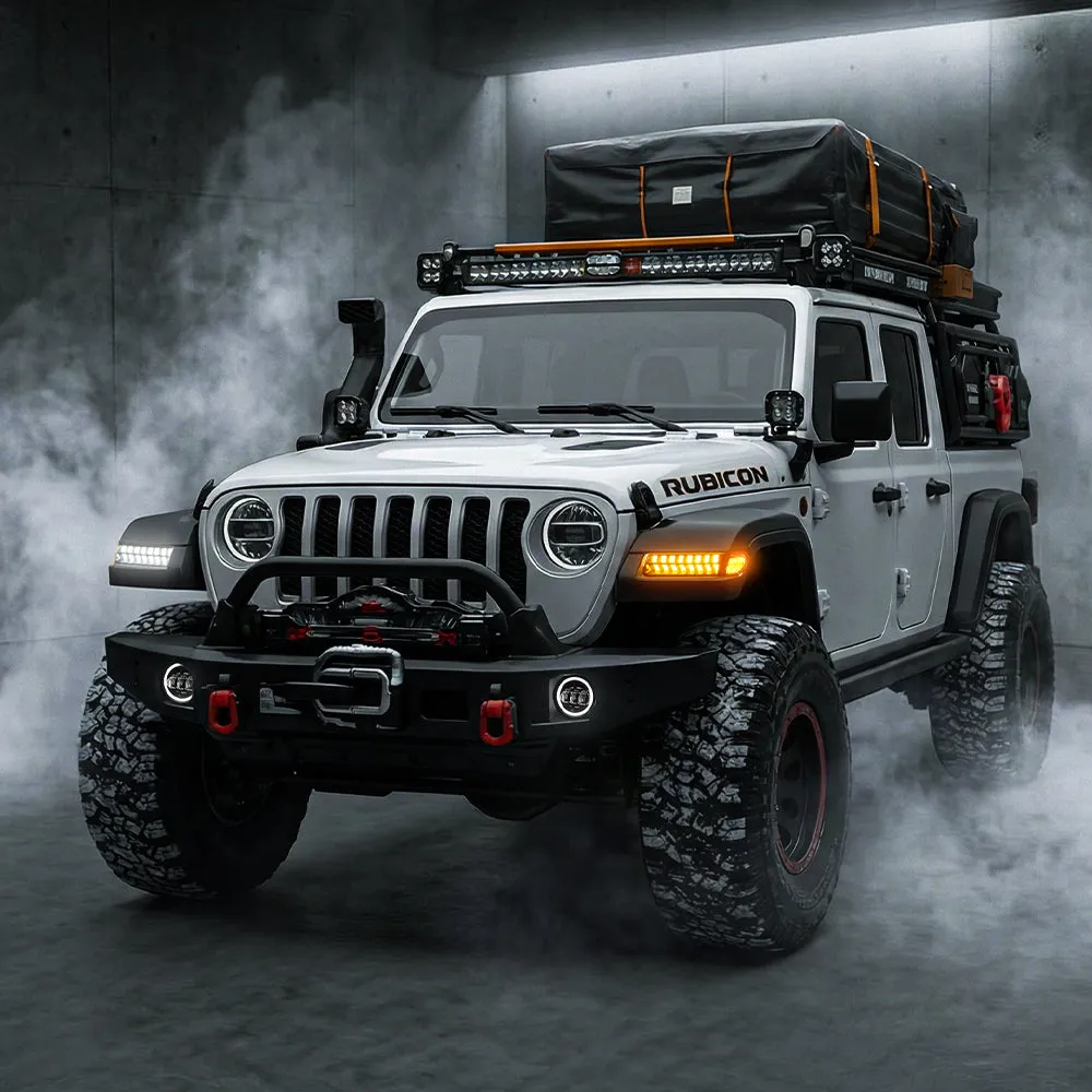 Jeep JL & Gladiator Fender Lights - Smoke DRL & Sequential Turn Signals product image