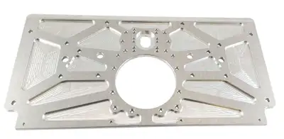 Triple X Race Components Alum Rear Motor Plate Raised Rail Sprint Car