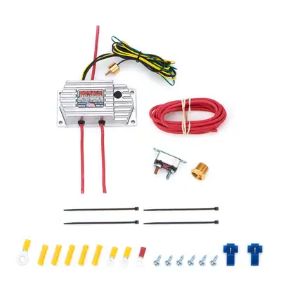 Derale Derale 16789 High Amperage Adjustable Dual Electric Fan Controller, 3/8 NPT Thread In Probe