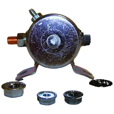 Crown Automotive Jeep Replacement 1953-1964 CJ-3B CJ w/ 4-134 F-Head engine; 12 volt solenoid 1955-1971 CJ-5 CJ w/ 4-134 F-Head engine; 12 volt solenoid 1955-1971 CJ-6 CJ w/ 4-134 F-Head engine; 12 volt solenoid