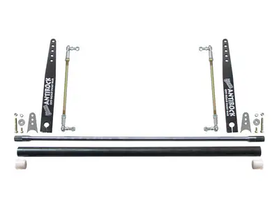 Rock Jock Antirock Sway Bar Kit Universal 32 Inch Bar 17 Inch Steel Arms RockJock 4x4