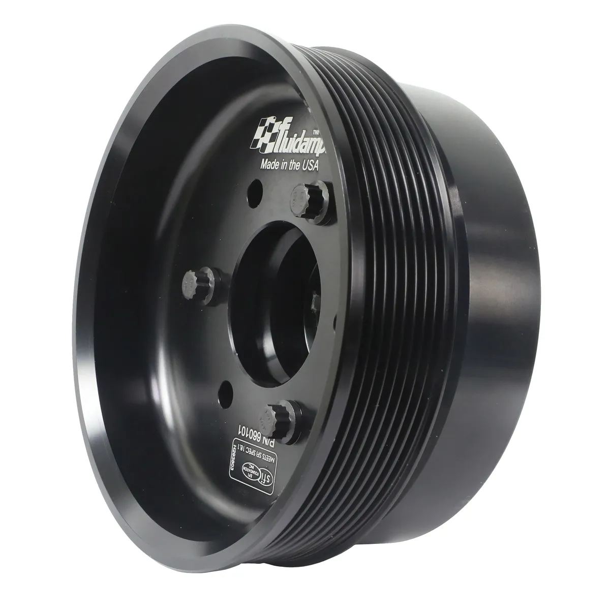 Fluidampr Fluidampr Harmonic Balancer - Fluidampr - GM LSx Custom Application - Steel - Black Zinc - 6-3/4 dia - 10.1 lbs - SFI 18.1