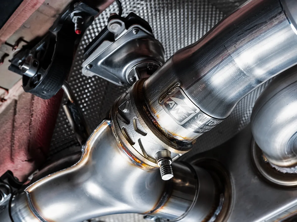 AWE SwitchPath™ Catback Exhaust for BMW F8X M3/M4 - Diamond Black product image