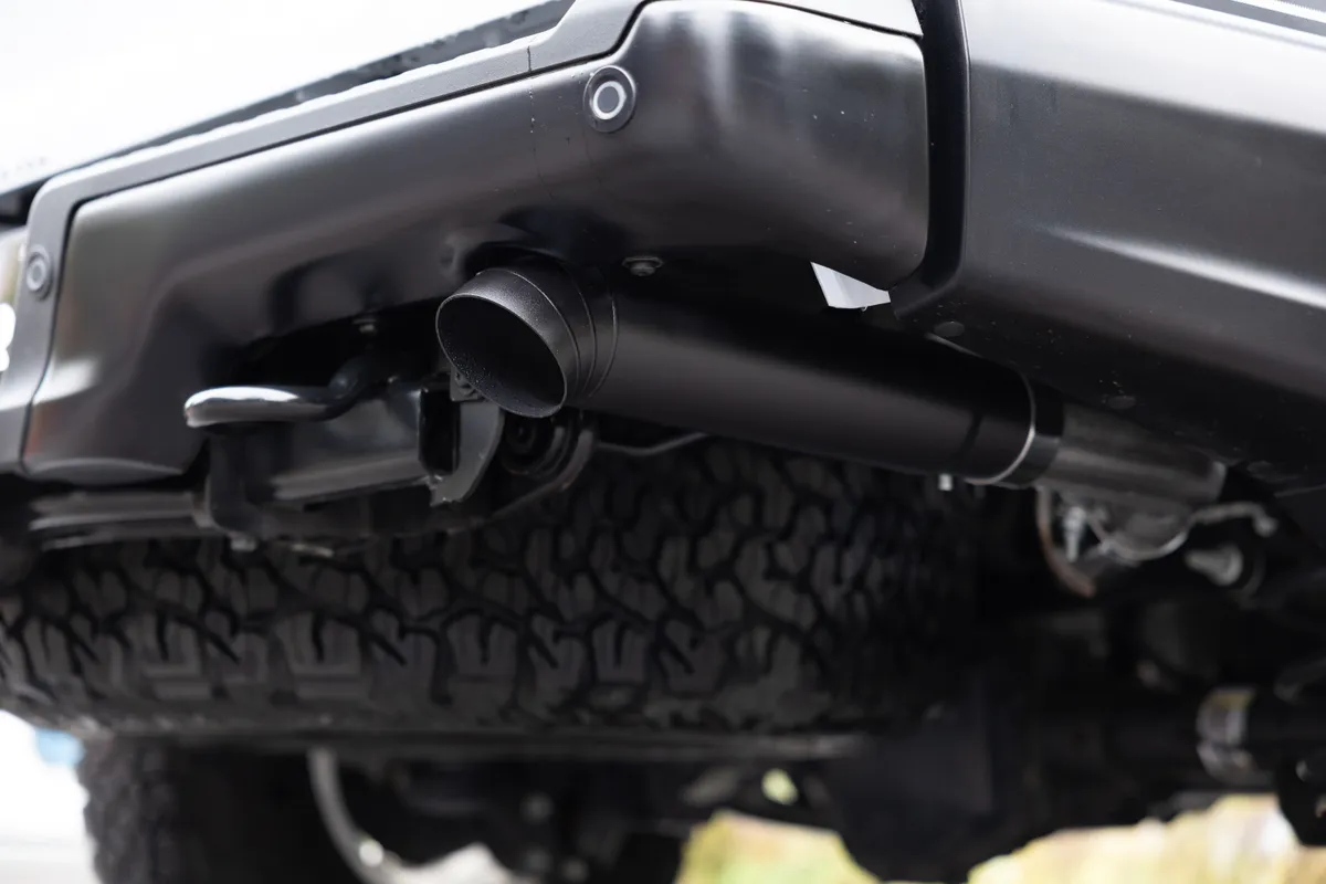 MBRP Black-Coated T304 Stainless Steel 3 Axle-Back Dual Split Rear Turn Down F-150 Raptor 3.5L EcoBoost HO S5278BLK product image