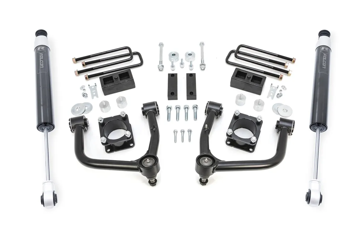 ReadyLift 4.0ft. SST Lift Kit Front with 2ft. Rear with Upper Control Arms and Falcon 1.1 Monotube Shocks