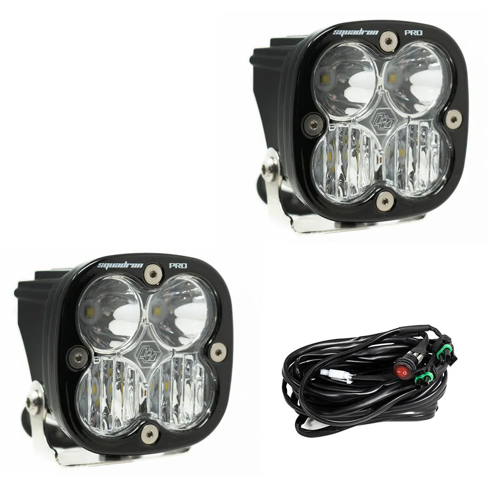 Baja Designs Squadron Pro Black LED Auxiliary Light Pod Pair - Universal product image