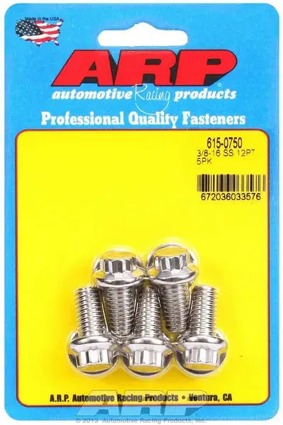 ARP Auto Racing 3/816 x 0.750 12pt 7/16 Wrenching ss Bolts