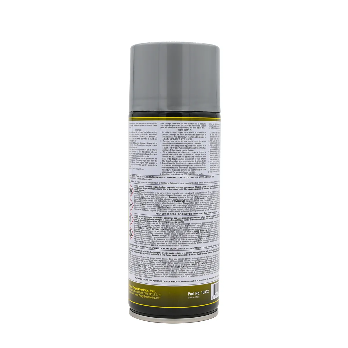 DEI 10302 Hi-Temp Silicone Coating Spray Aluminum 010302 product image