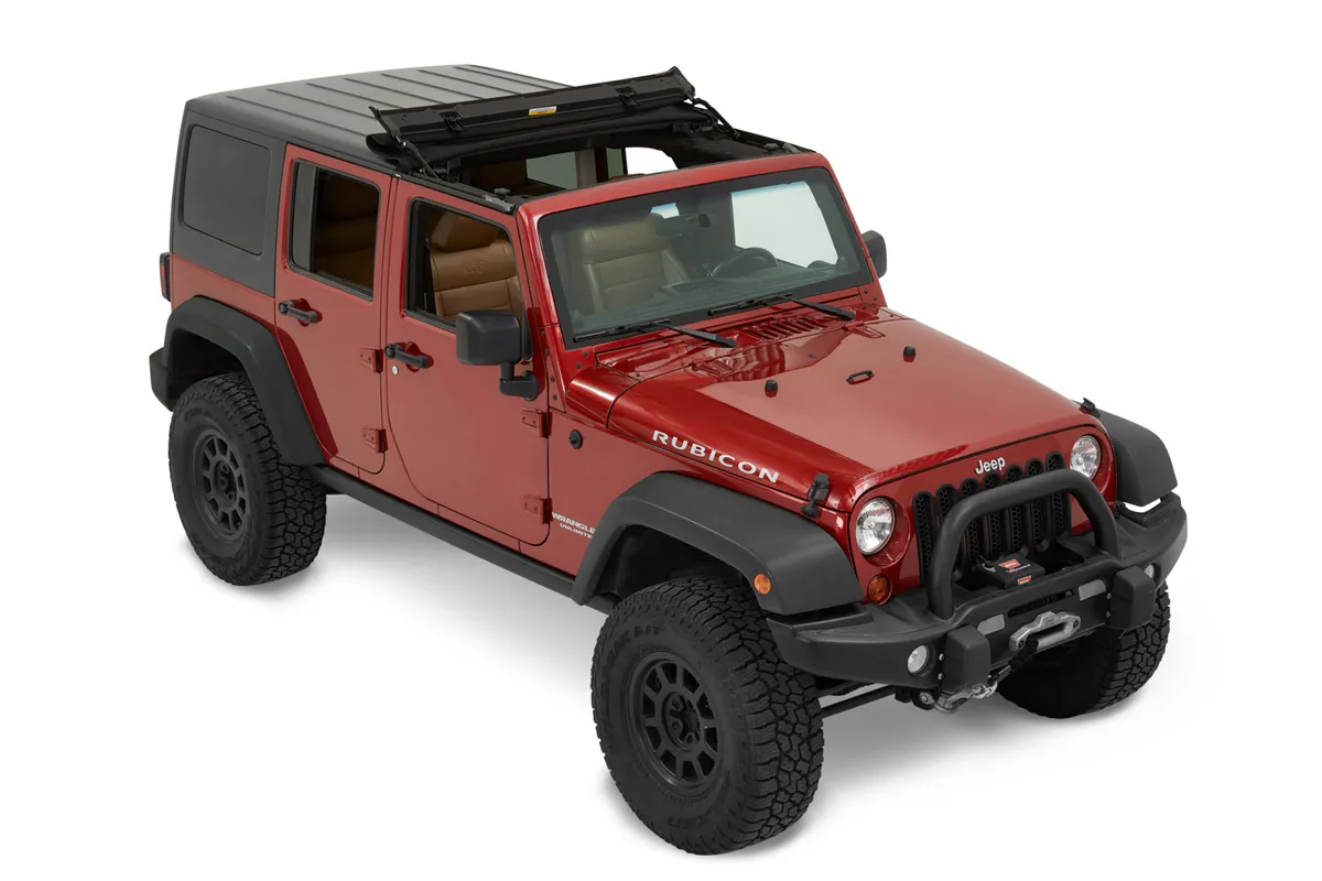 Jeep Wrangler Soft Top Sunrider for Hardtop For Jeep 2007-2018 Wrangler JK Black Premium Twill Bestop product image
