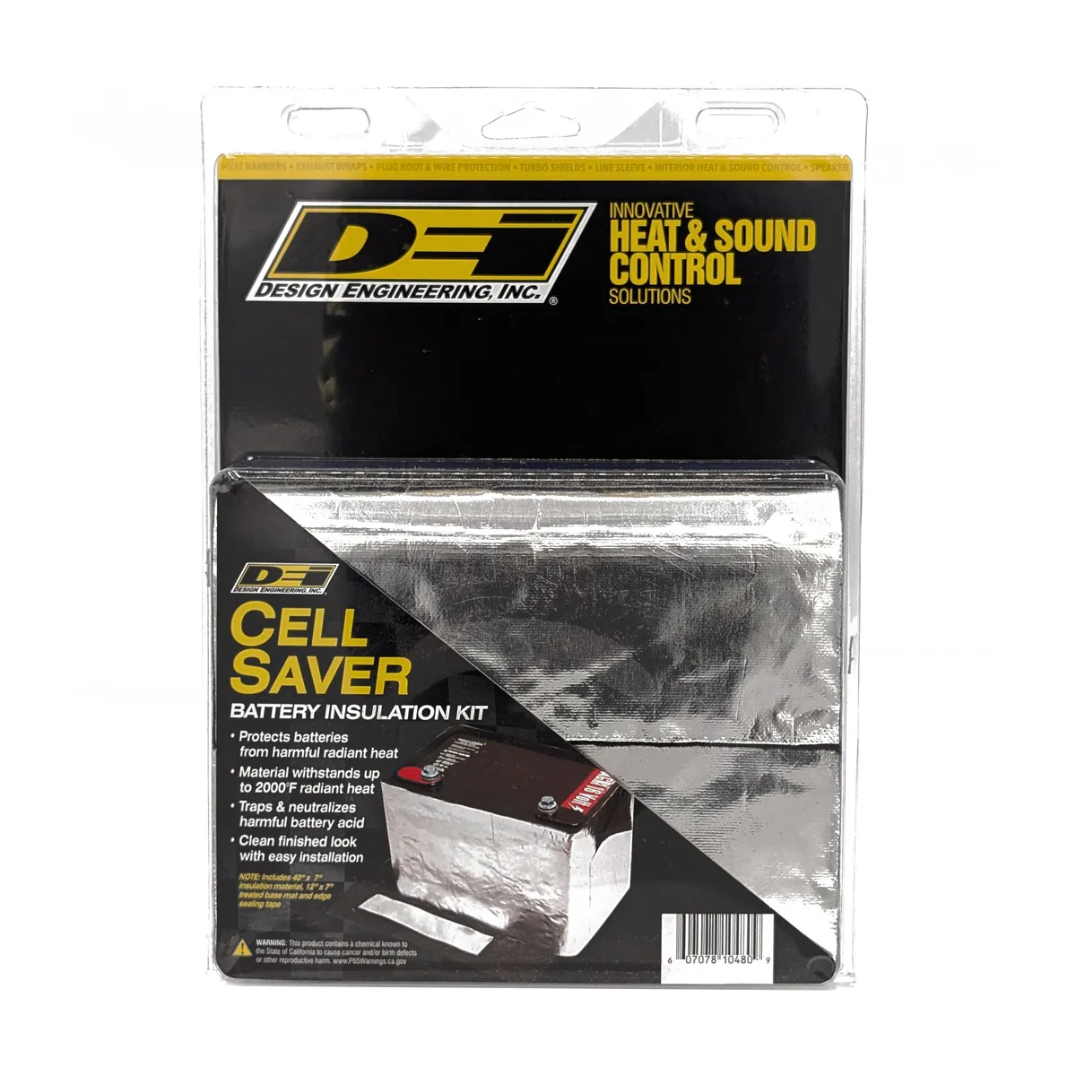 DEI 10480 Cell Saver Battery Insulation Kit 010480 product image
