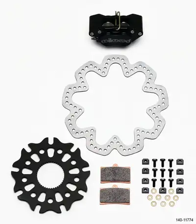 Wilwood Brakes Wilwood GP320 Right Rear Kit SA Rotor 10.50in SuperAlloy Solid Rotor