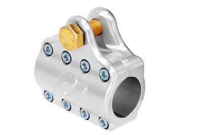 Rock Jock Currectlync Ram Assist Tie Rod Clamp Bracket 7075-T6 Billet Aluminum For 42mm/1 5/8 Inch Tube RockJock 4X4