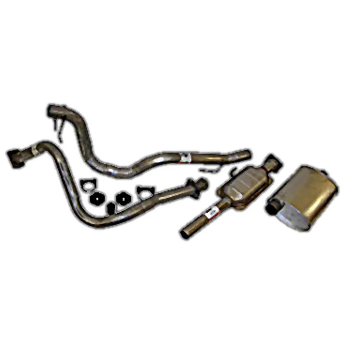 1987-1990 Wrangler YJ with 4.2L engine; Muffler & Tailpipe product image