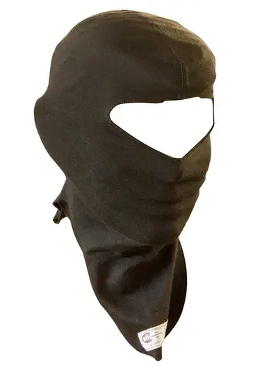 PXP Racewear Head Sock Black Youth 1 Layer Single Eye Port