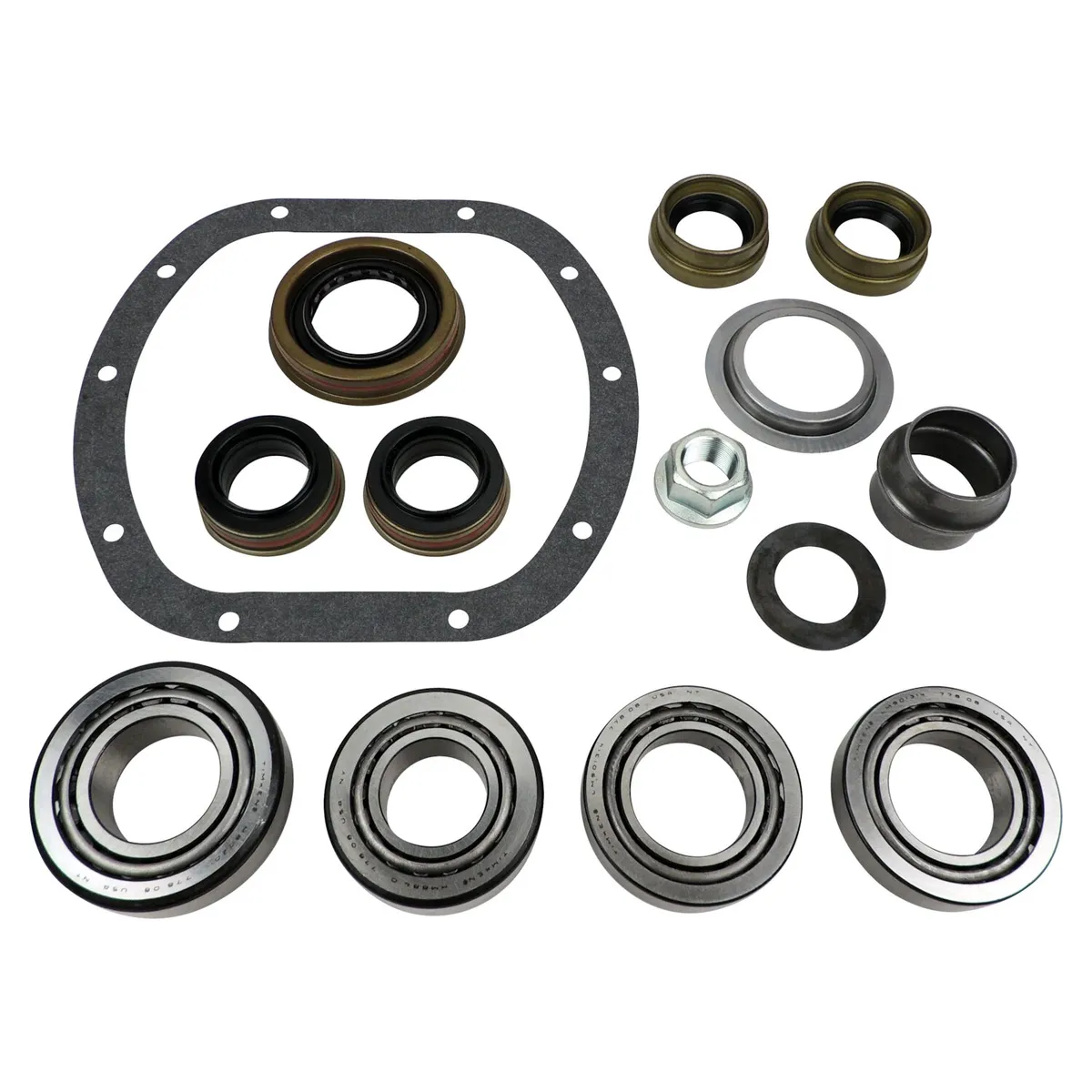 Crown Automotive Jeep Replacement Differential Overhaul Kit 07-18 Jeep JK Wrangler, KK Liberty w/ D30 Front Axle