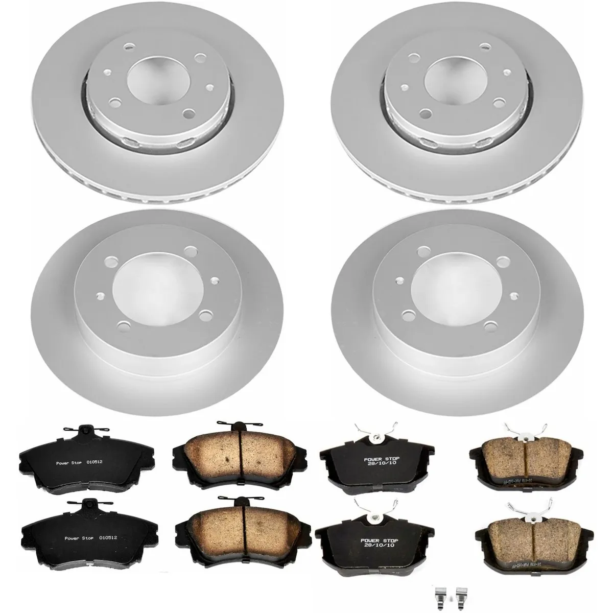 Z23 Sport Geomet Coated Rotor Kit For European Vehicles: Genuine Geomet Fully Coated Rotors; Carbon-Fiber Ceramic Pads W/Hardware product image