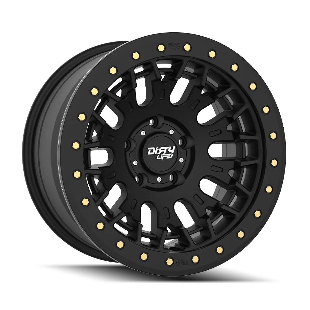 DIRTY LIFE The Wheel Group Dirty Life Dt-3 9317 Satin Black 17x9 6-139.7 -12mm 106mm 9317-7983mb