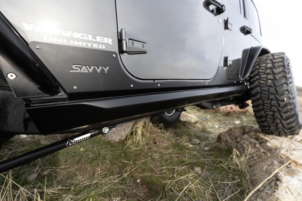 0718 Wrangler Rocker Trim Kit Raw product image