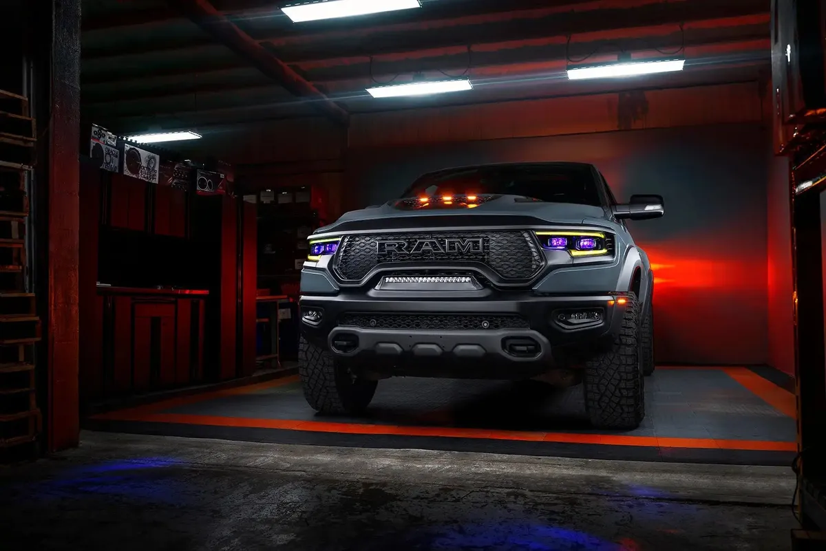 Oracle Lighting 2019-2021 RAM 1500 Colorshift RGB Headlight Demon Eye Kit - LED Projector Headlights product image
