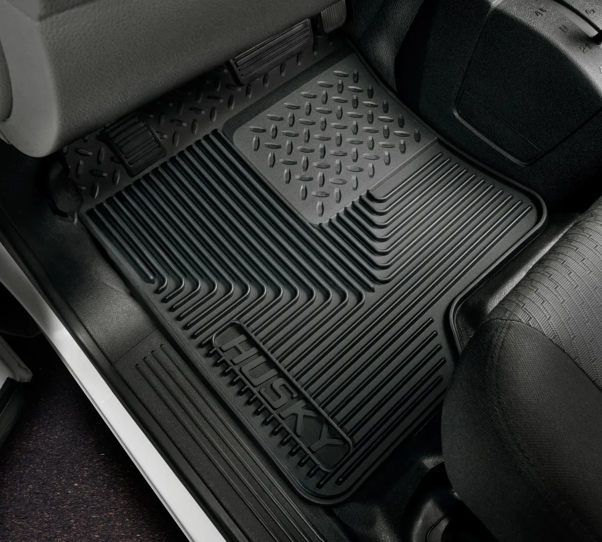 Husky Heavy Duty Floor Mats 2010-2012 Toyota Tacoma; Extended Cab, Access Cab product image