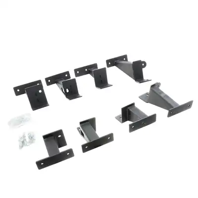 Go Rhino go Rhino Fsd4516tk - Dominator Extreme Frame Slider - Mounting Brackets Only - Textured Black