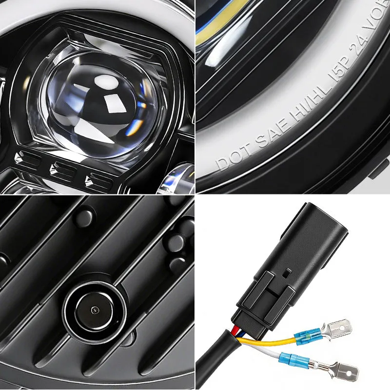 "9"" Jeep JL JT LED Halo Headlights with Turn Signals for 2018-2026 Wrangler & Gladiator" product image