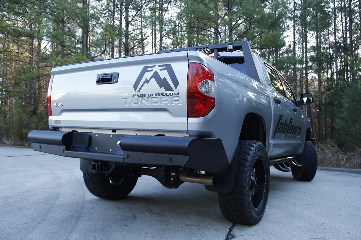 0713 Tundra Rear Elite Ranch Bumper Matte Black product image