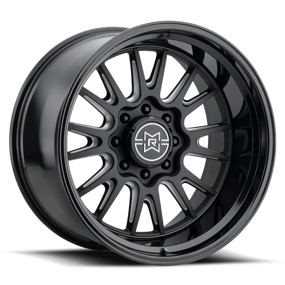 MR802 20x12 -40mm Offset 8x170 125mm Centerbore Double Black Milled product image