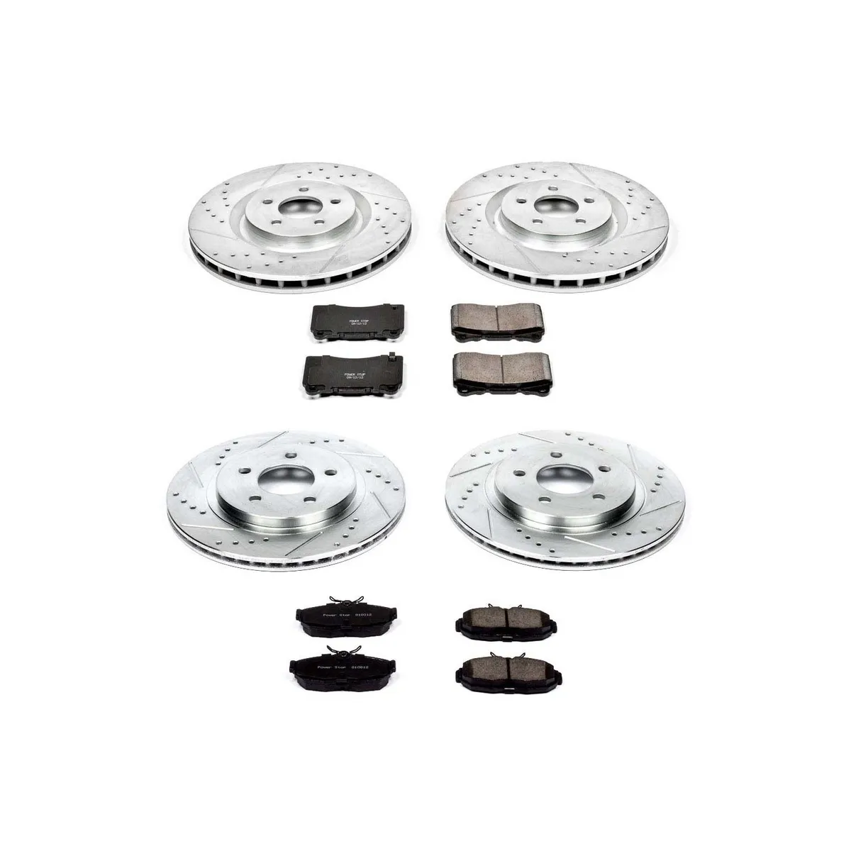 Z23 Evolution Sport Upgrade Kit: Drilled/Slotted Rotors; Carbon-Fiber Ceramic Pads W/Hardware product image