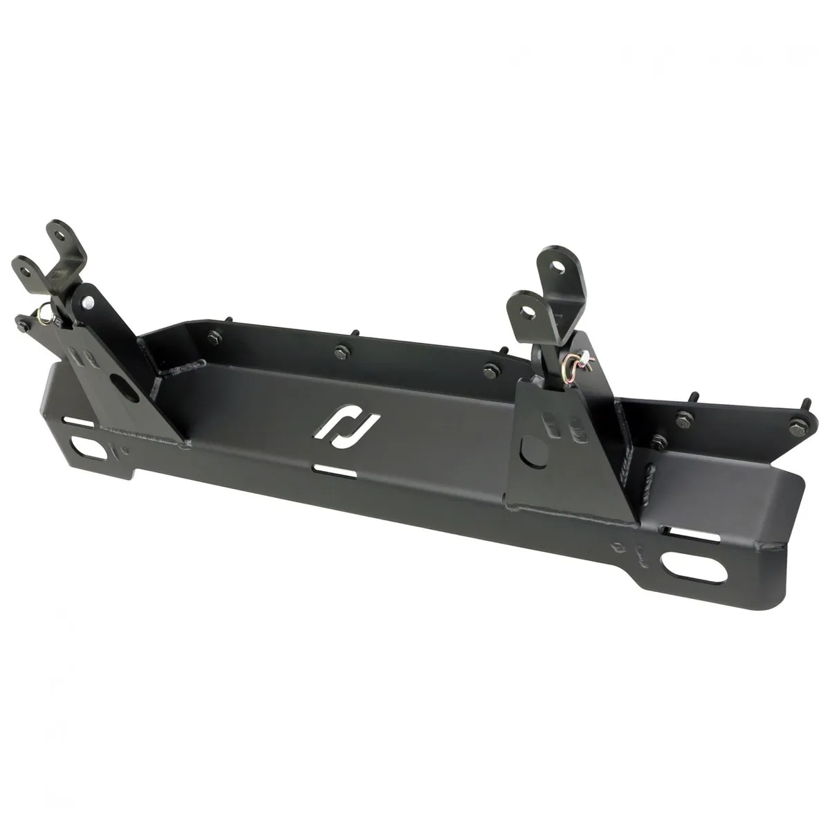 Tow Bar Mounting Kit 18-Up Wrangler JL 20-Up Gladiator w/ Steel Bumper Bolt-On Includes Mounting Plate Tow Bar Attaching Forks Hardware For Use w/ CE-9033F RockJock 4x4 product image