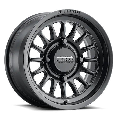 Aluminum Wheels 15x7 MR411 Bead Grip UTV Bolt Pattern 4 On 156 Offset 38 Lip Size 1.57 Matte Black MB Method product image