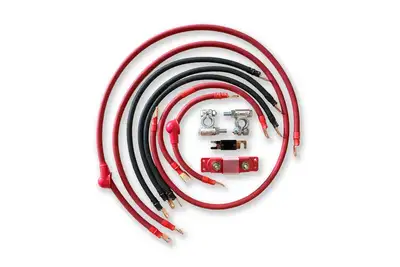 JeepCables JeepCables Big 7 Battery Cable Kit (1/0GA) - JT 3.6L