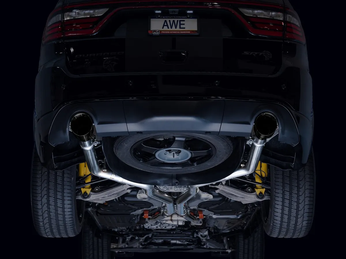 AWE Touring Edition Exhaust for Dodge Durango 6.4 / 6.2 SC - Chrome Silver Tips product image
